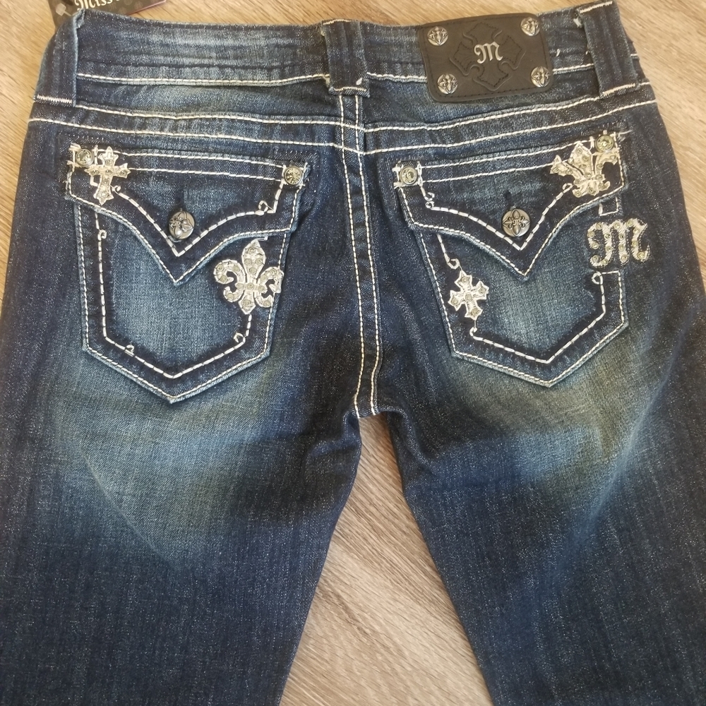 NWT Miss Me "Cross & Crown" Jeans